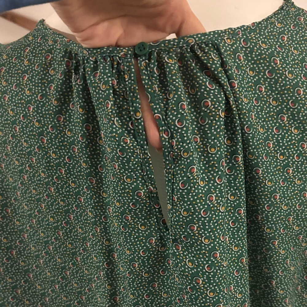Max Studio Green Top - Picture 6 of 8